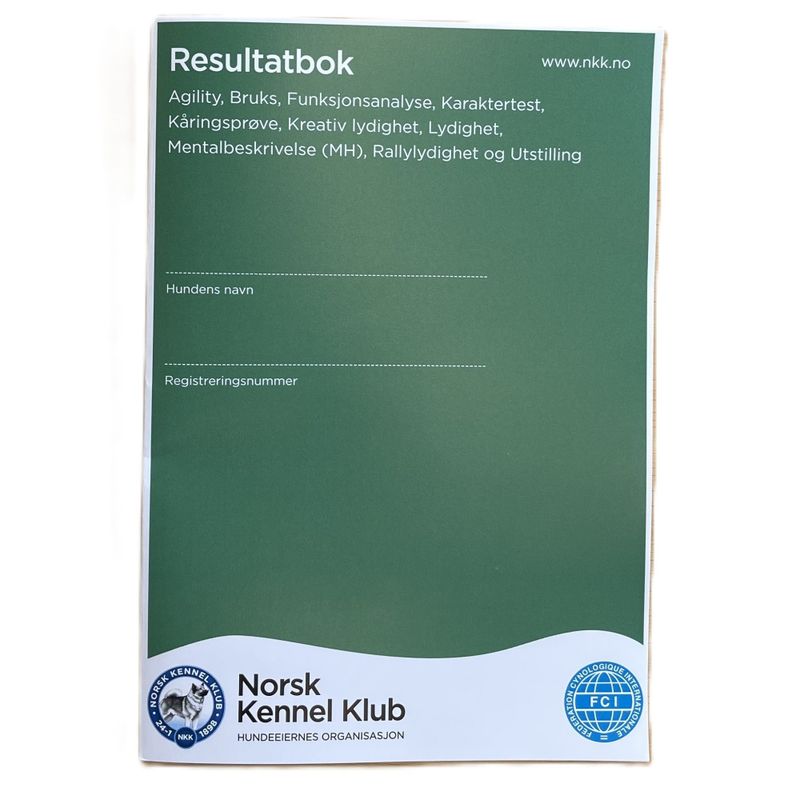 Resultatbok -til eget bruk